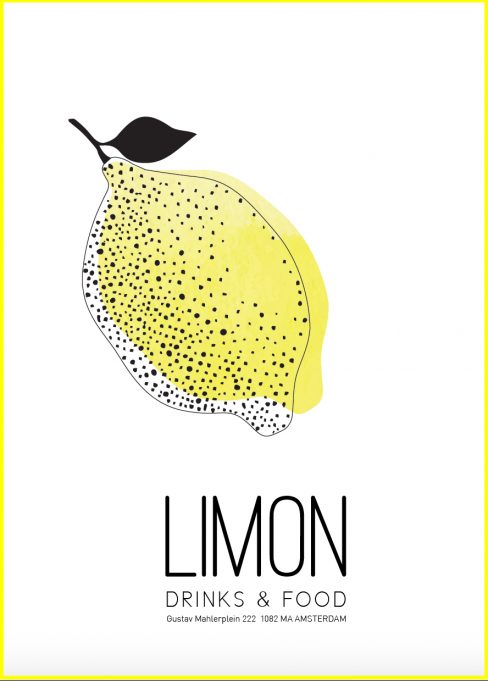 Menukaart-Limon